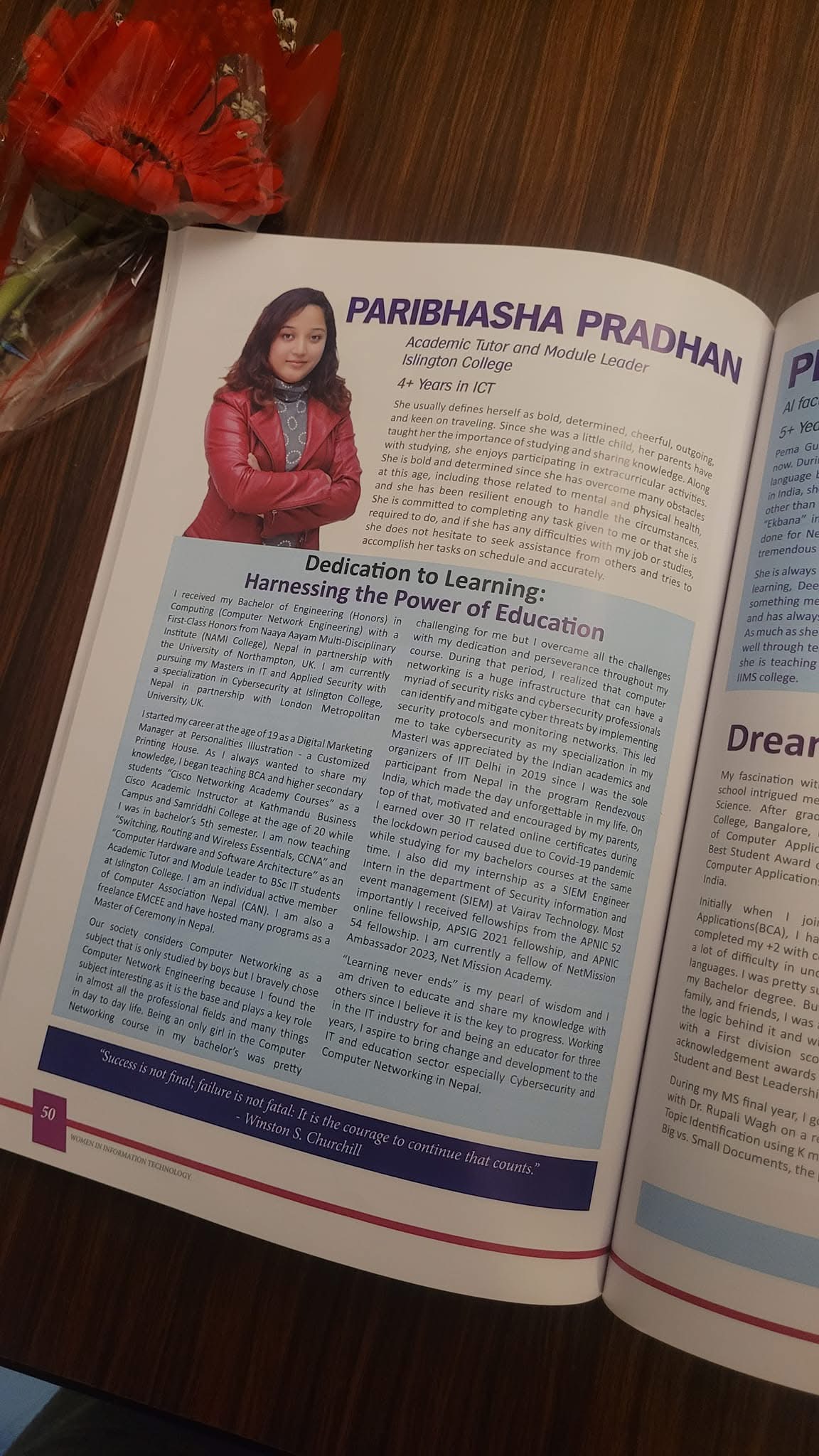 Women in ICT Publication Feature