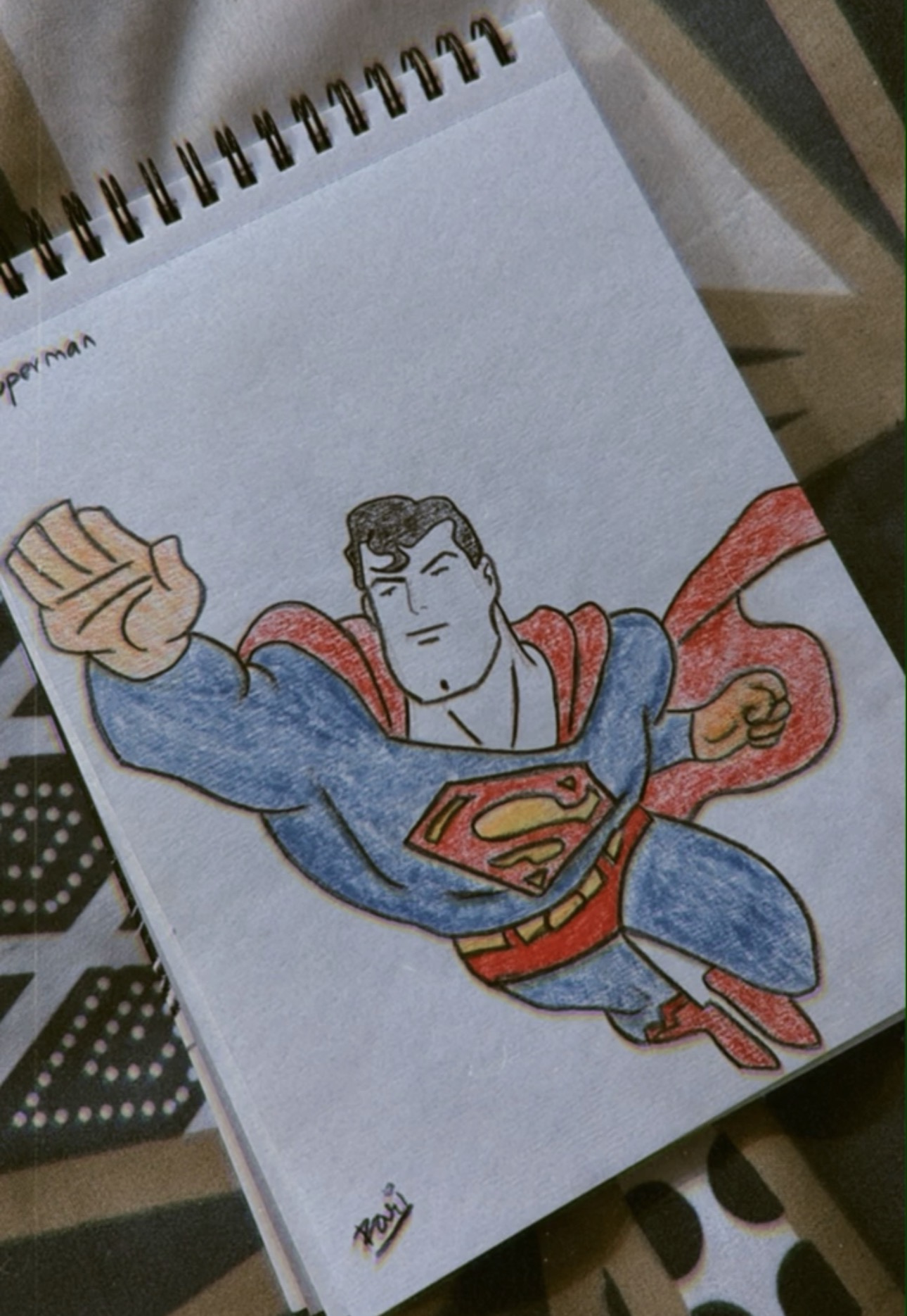 Superman Drawing